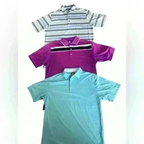 Footjoy Bundle Men’s Golf Shirt Bundle! Size Large - Picture 1 of 12